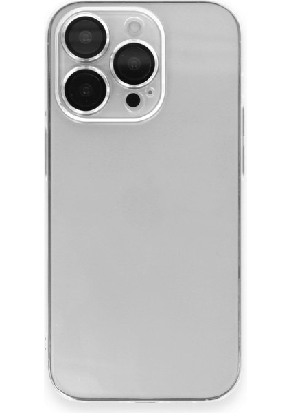 Apple iPhone 13 Pro Max Kılıf Kamera Lens Korumalı Sararmaya Karşı Etkili Sert Pc Lensi Kapak