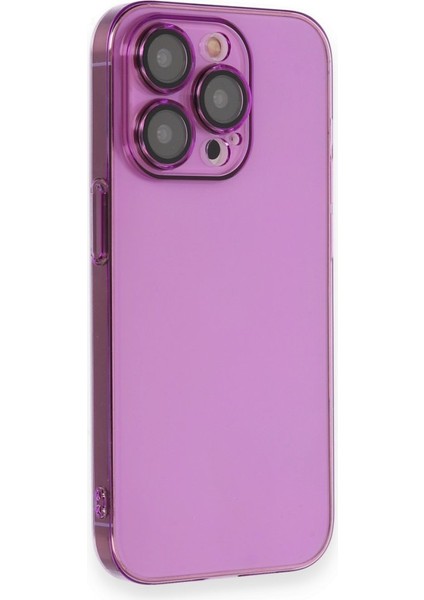 Apple iPhone 13 Pro Kılıf Kamera Lens Korumalı Sararmaya Karşı Etkili Sert Pc Lensi Kapak