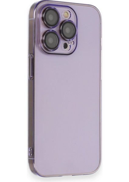 Apple iPhone 13 Pro Max Kılıf Kamera Lens Korumalı Sararmaya Karşı Etkili Sert Pc Lensi Kapak