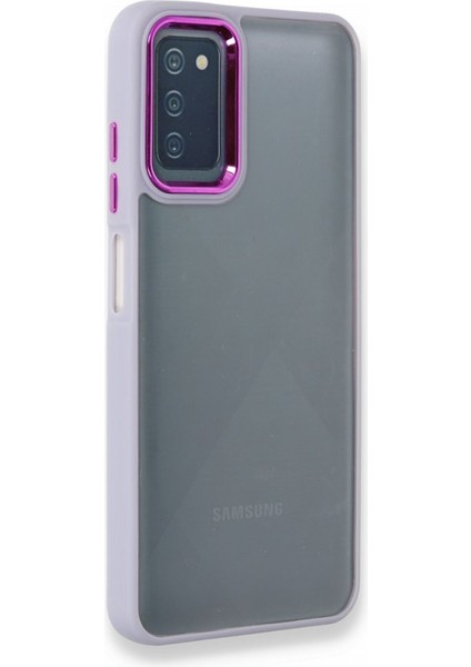 Samsung Galaxy A03S Kılıf Kenarı Silikon Arkası Darbelere Karşı Sert Pc Dora Kapak