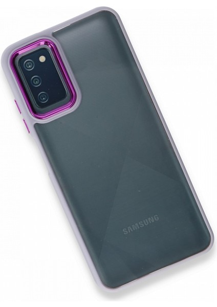 Samsung Galaxy A03S Kılıf Kenarı Silikon Arkası Darbelere Karşı Sert Pc Dora Kapak