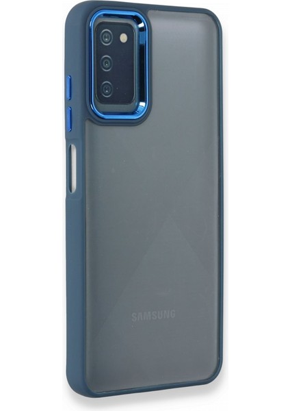 Samsung Galaxy A03S Kılıf Kenarı Silikon Arkası Darbelere Karşı Sert Pc Dora Kapak