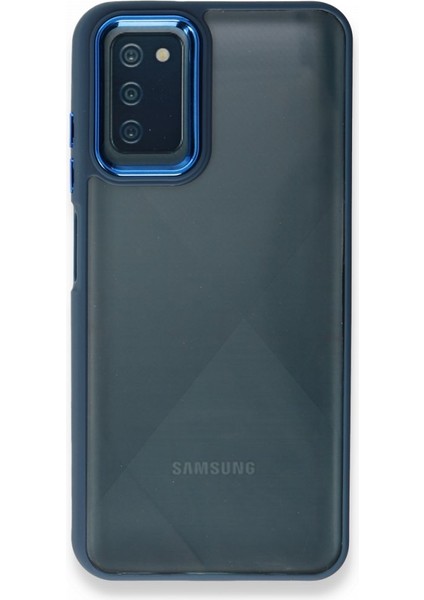 Samsung Galaxy A03S Kılıf Kenarı Silikon Arkası Darbelere Karşı Sert Pc Dora Kapak