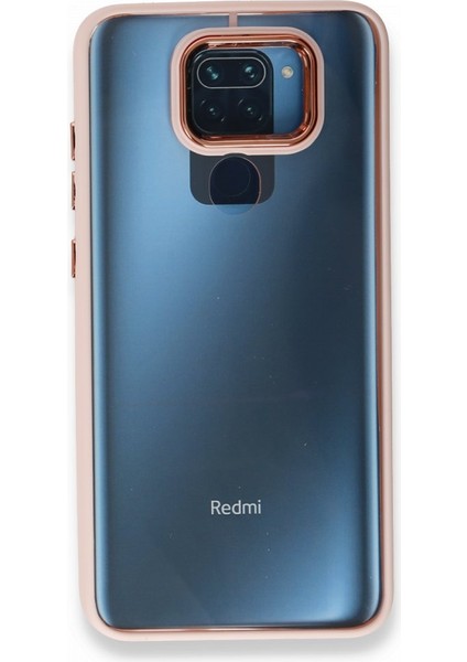 Xiaomi Redmi Note 9 Kılıf Kenarı Silikon Arkası Darbelere Karşı Sert Pc Dora Kapak