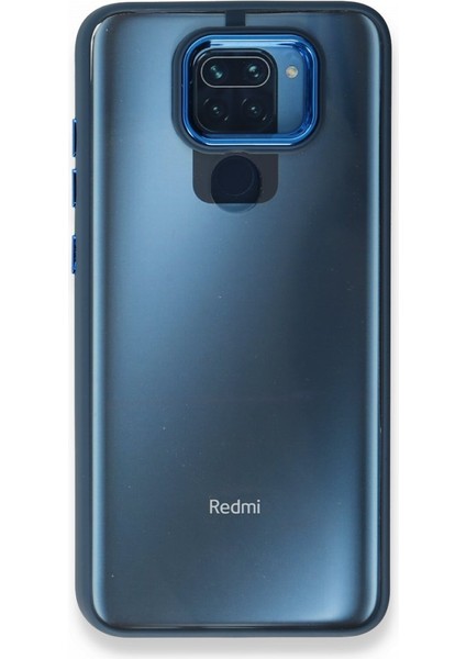 Xiaomi Redmi Note 9 Kılıf Kenarı Silikon Arkası Darbelere Karşı Sert Pc Dora Kapak