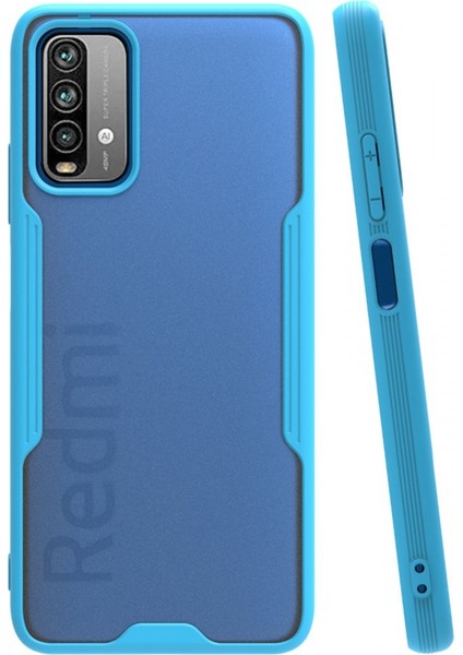 Xiaomi Redmi 9t Kılıf Kamera Korumalı Pastel Renkli Esnek Silikon Platin Kapak