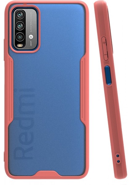 Xiaomi Redmi 9t Kılıf Kamera Korumalı Pastel Renkli Esnek Silikon Platin Kapak