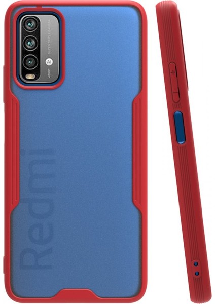 Xiaomi Redmi 9t Kılıf Kamera Korumalı Pastel Renkli Esnek Silikon Platin Kapak