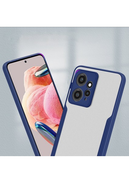 Xiaomi Redmi Note 12 4g Kılıf Kamera Korumalı Pastel Renkli Esnek Silikon Platin Kapak