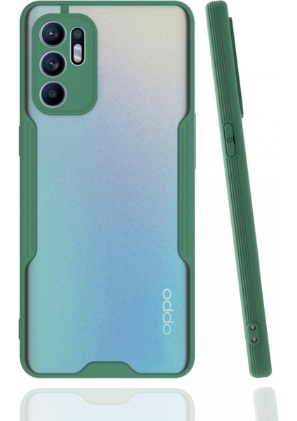 Oppo Reno 6 Kılıf Kamera Korumalı Pastel Renkli Esnek Silikon Platin Kapak