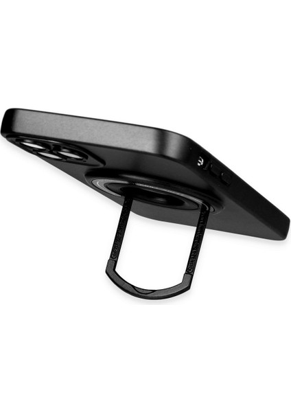 Apple iPhone 12 Pro Kılıf Stand Özellikli Wireless Şarj Destekli Lens Korumalı Magsafe Lukka Kapak