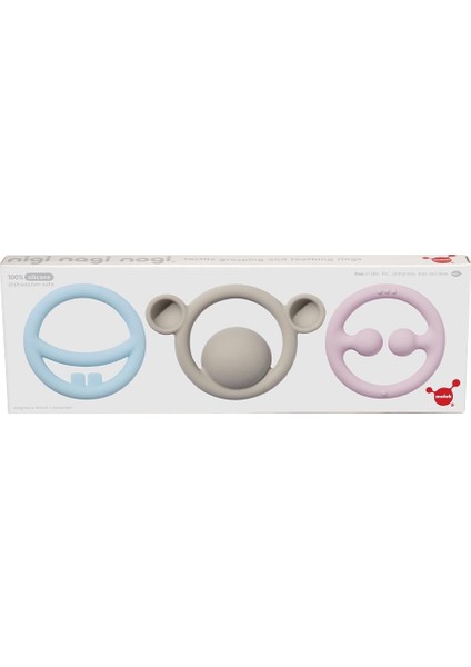 Nigi Nagi Nogi Pastel Ice Blue-Baby Pink-Beige