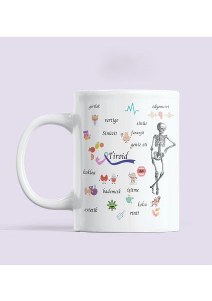 Kbb Uzman Doktor Kişiye Özel Meslek Tasarımlı Baskılı Kupa Bardak fiyatları