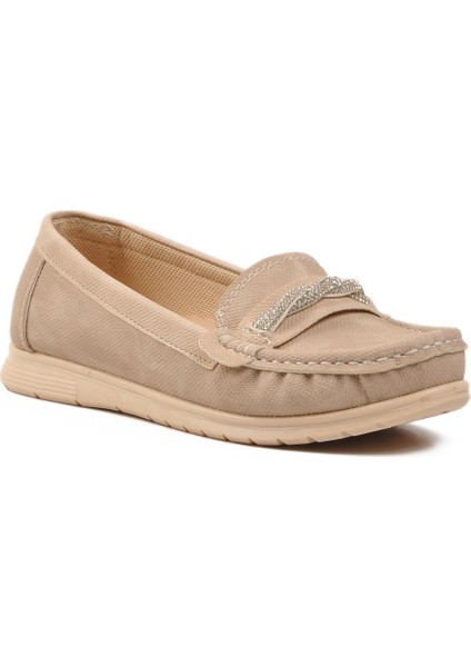 SC153 Bej Kadın Günlük Ayakkabı