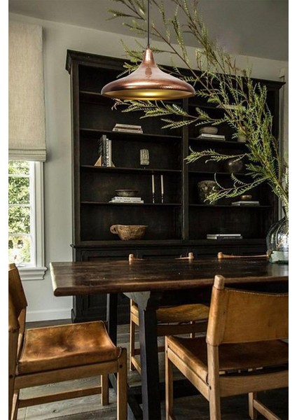 Champion Bakır Rengi Avize Tekli Sarkıt Salon Mutfak Hol Ofis Cafe Butik Lamba Aydınlatma fiyatları