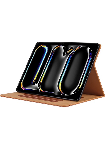 iPad Pro 13 (2024) Standlı Otomatik Pu Deri Tablet Kılıfı (Yurt Dışından) fırsatları
