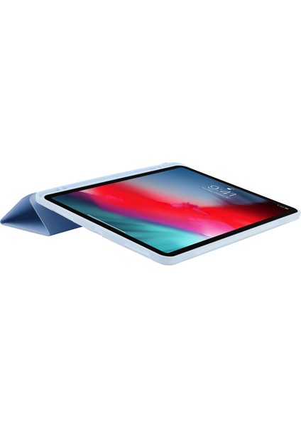 iPad Pro 13 (2024) Deri Dokunuşlu Deri Üç Katlı Standlı Tablet Kılıfı (Yurt Dışından) modelleri
