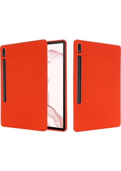 Samsung Galaxy Tab S9 Fe Plus Sıvı Silikon Yumuşak Dokunmatik Tablet Kılıfı (Yurt Dışından)