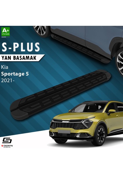 Kia Sportage 5 S-Plus Siyah Yan Basamak 173 Cm 2021 Üzeri A+ Kalite