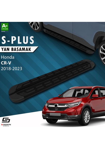 Honda CR-V 5 S-Plus Siyah Yan Basamak 173 Cm Etekli 2018-2023 A+ Kalite