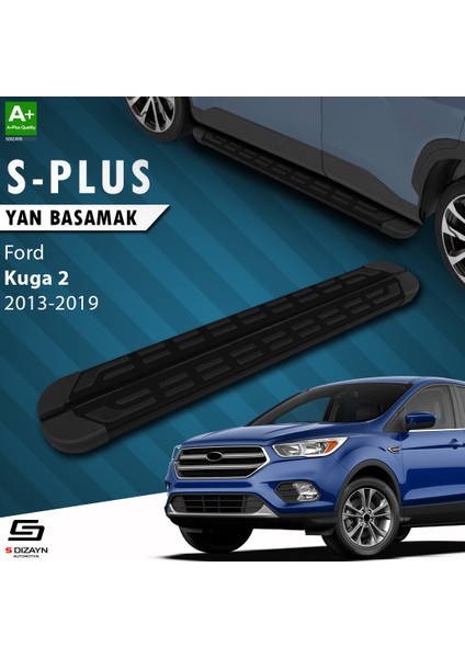 Ford Kuga 2 S-Plus Siyah Yan Basamak 183 Cm 2013-2019 A+ Kalite