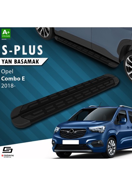 Opel Comboe S-Plus Siyah Yan Basamak 203 cm 2018-2023 A+ Kalite