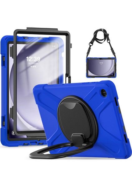 Samsung Galaxy Tab A9 Case Rotary Kickstandlı Kayışlı Tablet Kılıfı (Yurt Dışından) fiyatları
