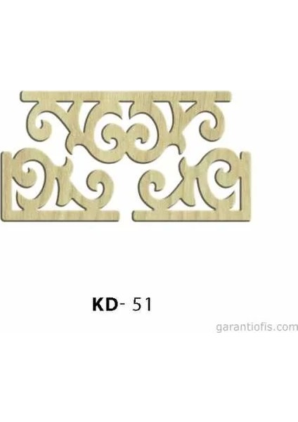 Hobi-Art Kd 51 Dekoratif Mini Ahşap Obje