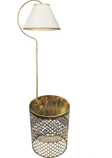 Lambader Gold Sehpalı Elips Siyah Sarı Patine (Gold Çember) Krem Şapka fırsatları