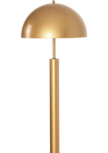 Pia Eskitme Gold Mushroom Lambader Modern Dekoratif Metal Oturma Odası Çalışma Odası Zemin Lambası