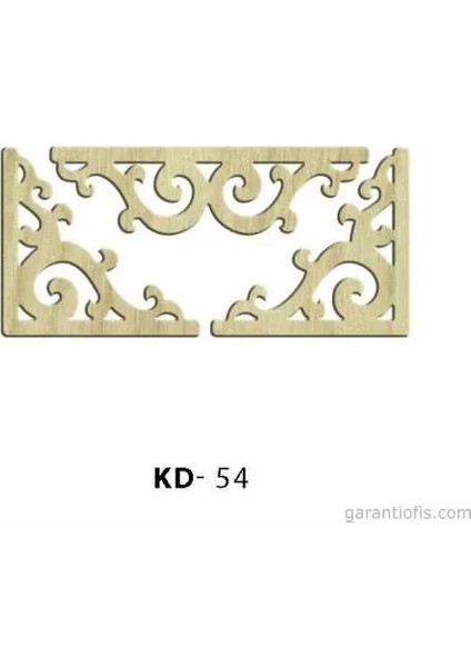 Hobi-Art Kd 54 Dekoratif Mini Ahşap Obje