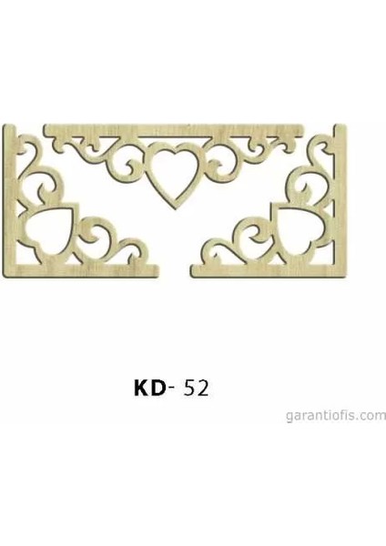 Hobi-Art Kd 52 Dekoratif Mini Ahşap Obje