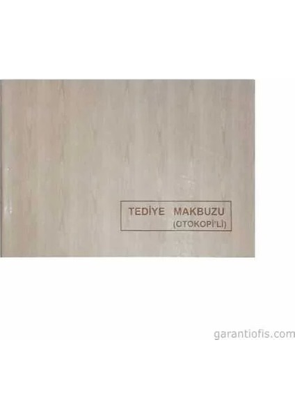 Otokopili Tediye Makbuzu 2 Nüsha