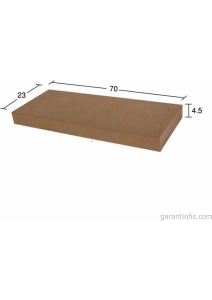 Hobi-Art Pa 226 Boyanabilir Dekoratif Ahşap Pano