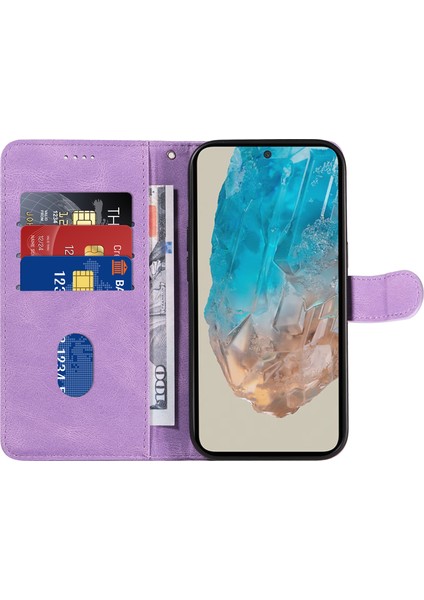 Samsung Galaxy M35 5g Pu Deri Cüzdan Standlı Telefon Kapağı (Yurt Dışından) modelleri
