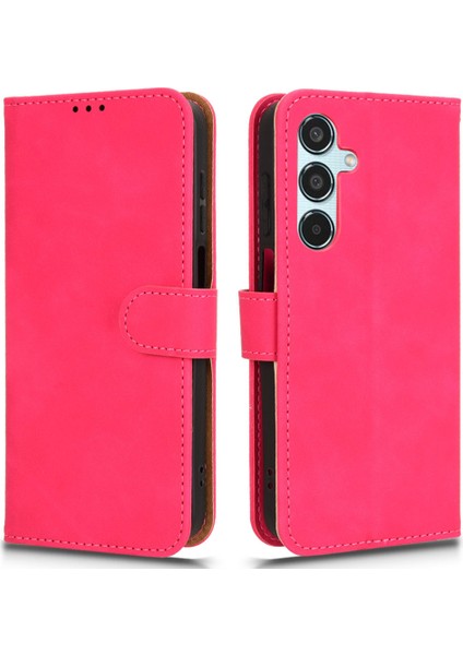 Samsung Galaxy M35 5g Deri-Düşmeyi Önleyici Cüzdan Çevirmeli Telefon Kapağı (Yurt Dışından)