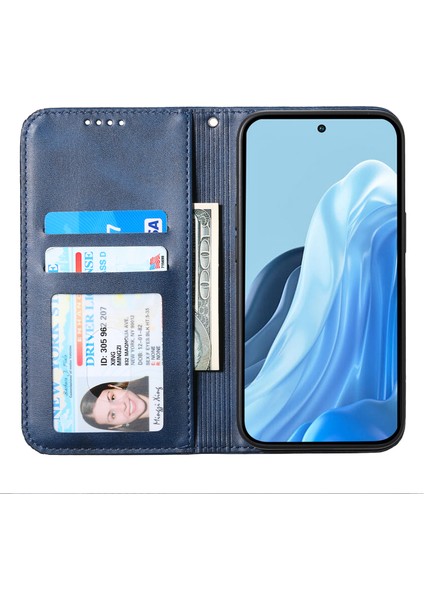 Samsung Galaxy M35 5g Buzağı Dokulu Pu Deri Telefon Kılıfı (Yurt Dışından)