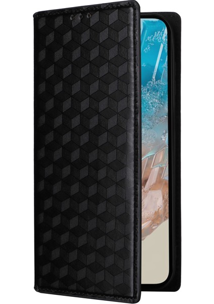 Samsung Galaxy M35 5g Deri Manyetik Kapanış Eşkenar Dörtgen Telefon Kapağı (Yurt Dışından) indirimleri
