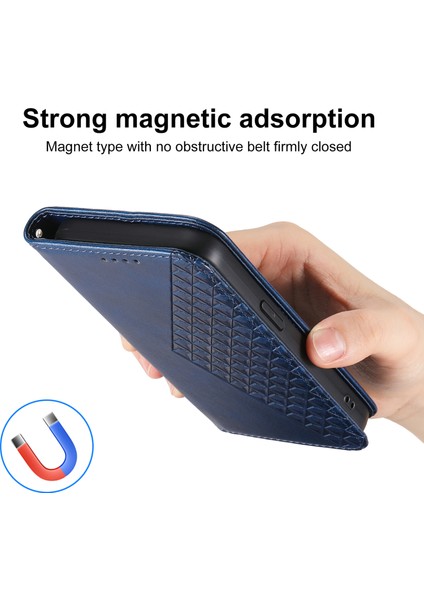 Samsung Galaxy M35 5g Buzağı Dokulu Pu Deri Telefon Kılıfı (Yurt Dışından)