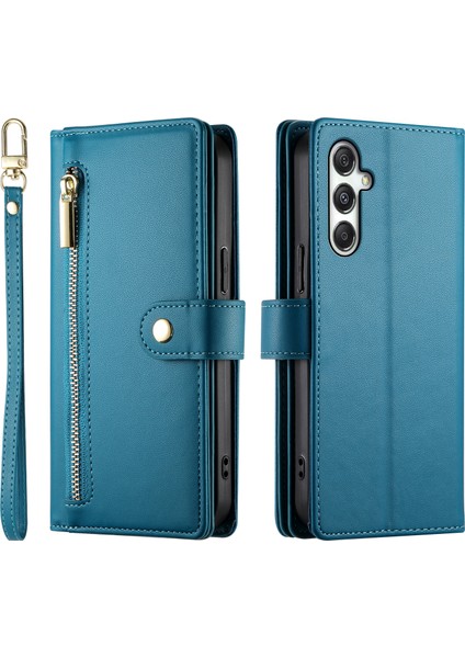 Samsung Galaxy M35 5g Fermuarlı Cüzdan Deri Telefon Kılıfı (Yurt Dışından)