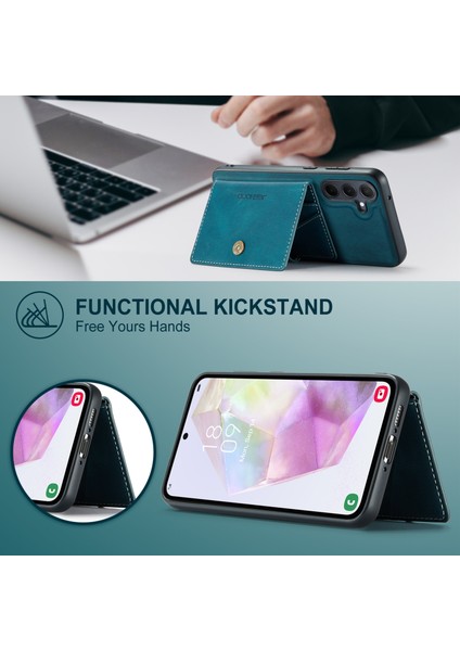 Samsung Galaxy A35 5g Kart Çantası Retro Deri+Tpu Telefon Kılıfı (Yurt Dışından) indirimleri
