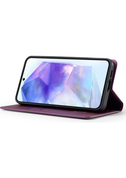 Samsung Galaxy A54 5g Pu Deri Cüzdan Standı Koruyucu Telefon Kapağı (Yurt Dışından)