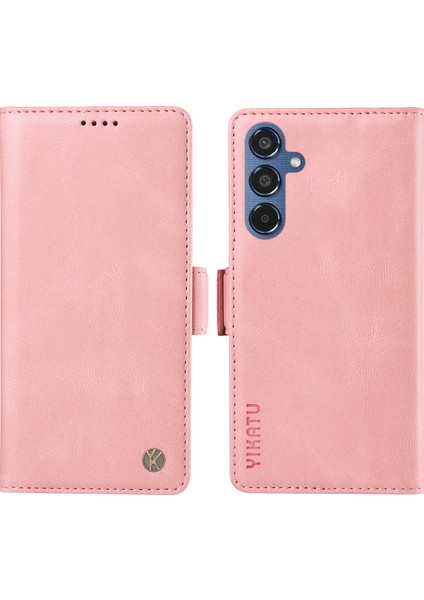 Samsung Galaxy M35 5g Cilt Dokunmatik Duygu Pu Deri Cüzdan Telefon Kapağı (Yurt Dışından)
