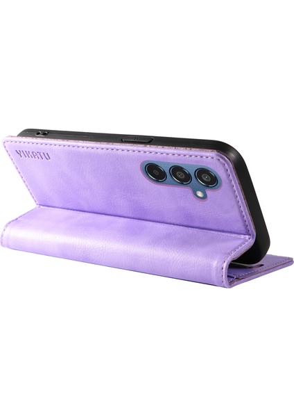 Samsung Galaxy M35 5g Litchi Tahıl Deri Cüzdan Telefon Kılıfı (Yurt Dışından) fırsatları