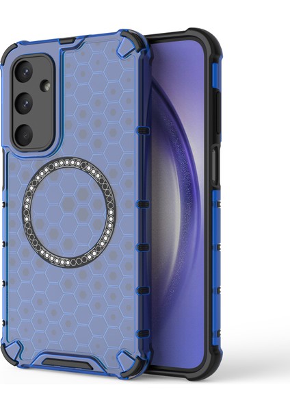 Samsung Galaxy M35 5g Tpu+Pc Telefon Kılıfı Magsafe ile Uyumlu (Yurt Dışından)