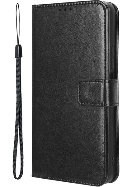 Samsung Galaxy M35 5g Cüzdan Crazy Horse Doku Deri Standlı Telefon Kapağı (Yurt Dışından)