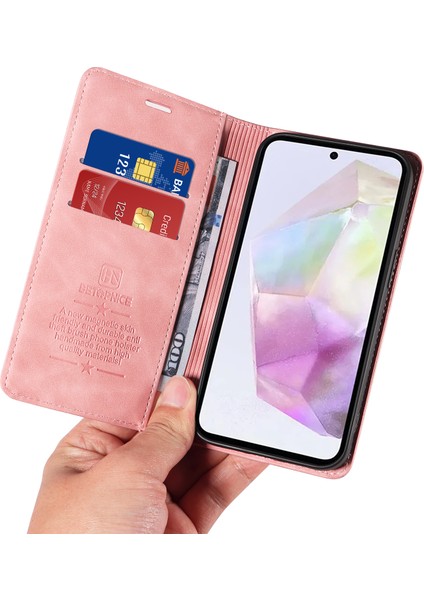 Samsung Galaxy M35 5g Deri Cüzdan Telefon Kılıfı (Yurt Dışından) indirimleri
