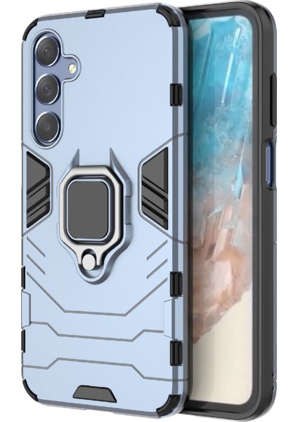 Samsung Galaxy M35 5g Halka Kickstand Pc+Tpu Koruyucu Telefon Kılıfı (Yurt Dışından)