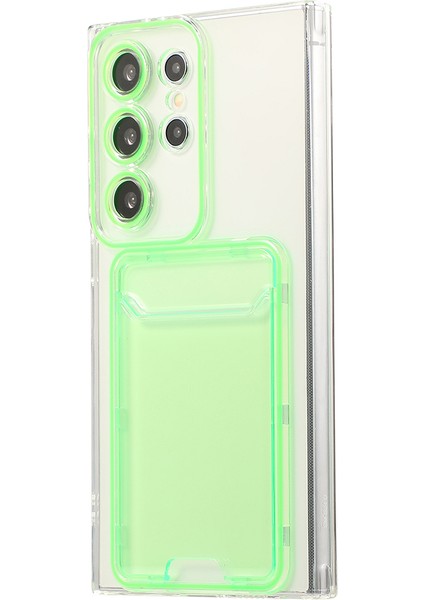 Samsung Galaxy S23 Ultra Tpu Şeffaf Telefon Kılıfı Kart Tutuculu (Yurt Dışından) fırsatları