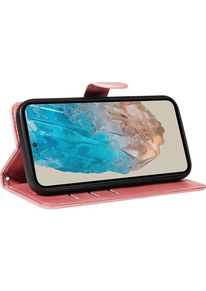 Samsung Galaxy M35 5g Cüzdan Kart Yuvaları Koruyucu Deri Telefon Kapağı (Yurt Dışından)